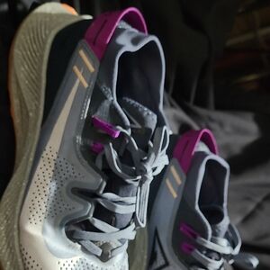 Nike Gray and Purple Sneakers